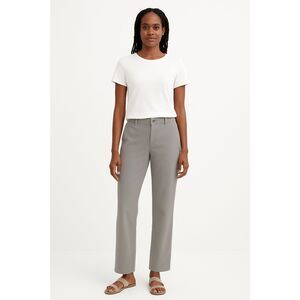EILEEN FISHER Women’s Pants Small Gray Tencel Blend Straight Leg Comfort